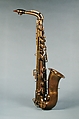 Alto Saxophone, Arsene-Zoe Lecomte & Cie, Brass, ebony or cocus wood mouthpiece, French